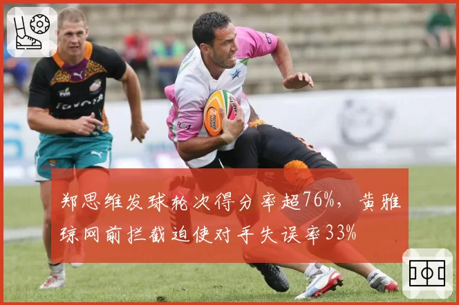 郑思维发球轮次得分率超76%，黄雅琼网前拦截迫使对手失误率33%